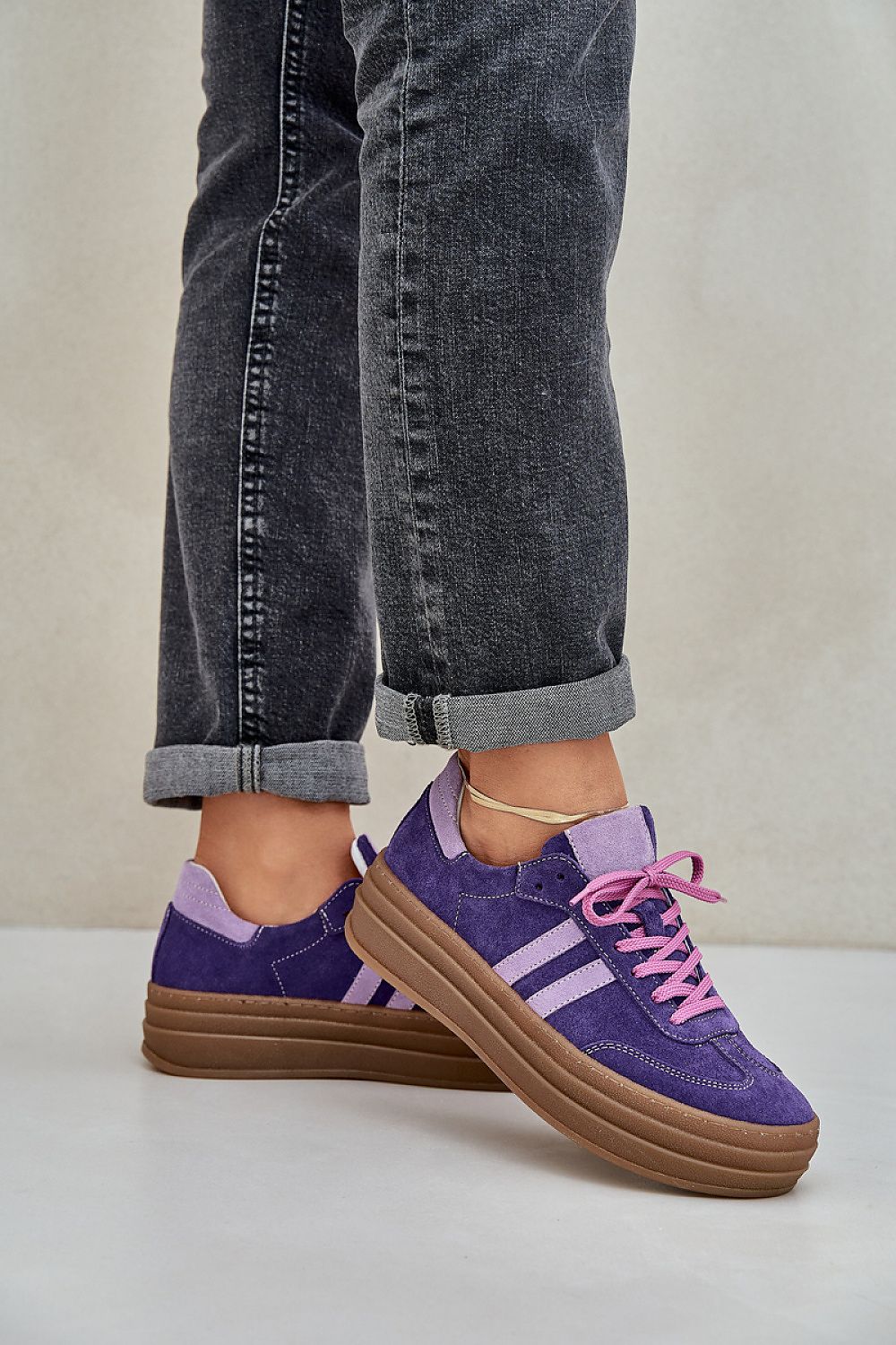   Buty Sportowe Model Zazoo N1068S4 Dark Violet - Step in style 
