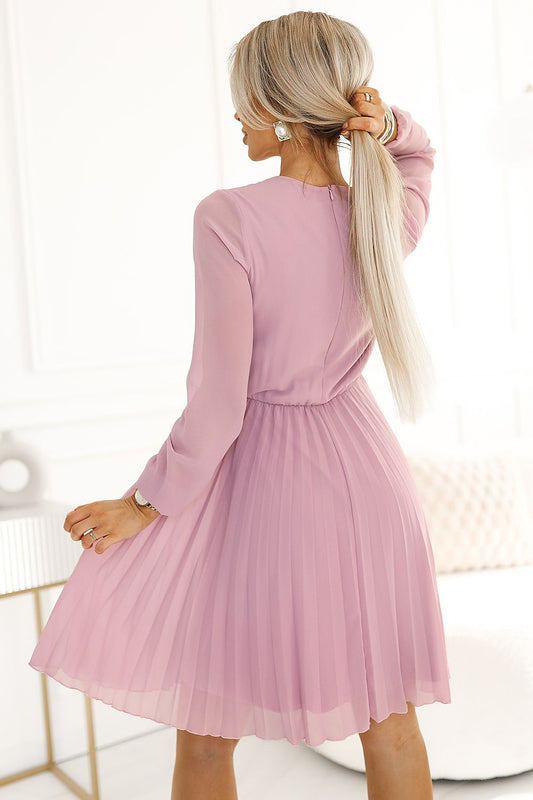   Sukienka Model Isabelle 313-16 Powder Pink - Numoco 