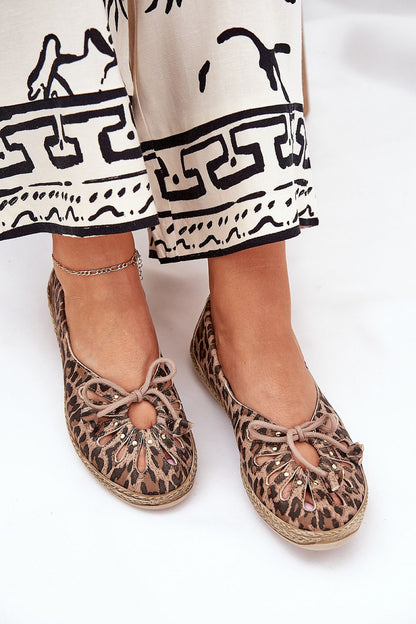   Baleriny Model Zazoo Panterka 10179 Brown - Step in style 