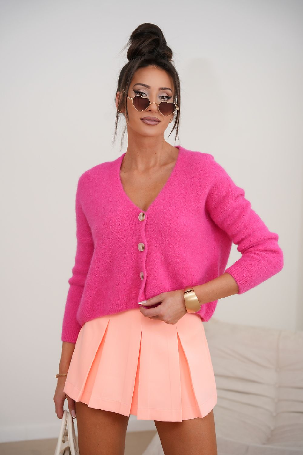  Spodnie Spódnicospodenki Model Myst 209410678 Orange - LaBalancia 