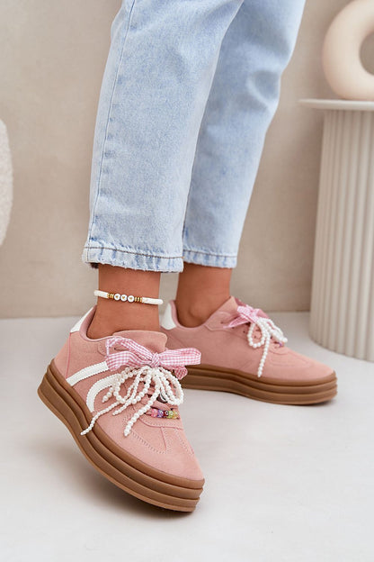   Buty Sportowe Model Vinness C3033 Pink - Step in style 