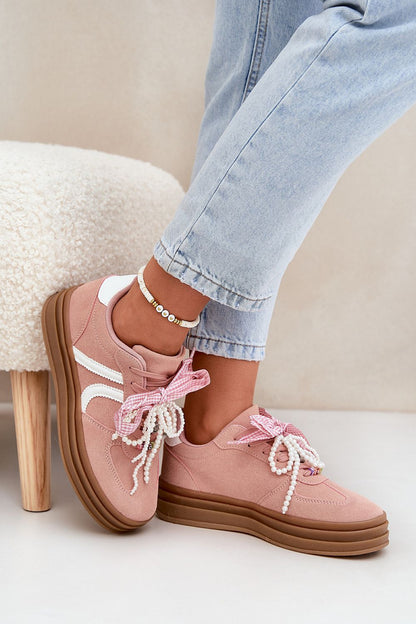   Buty Sportowe Model Vinness C3033 Pink - Step in style 