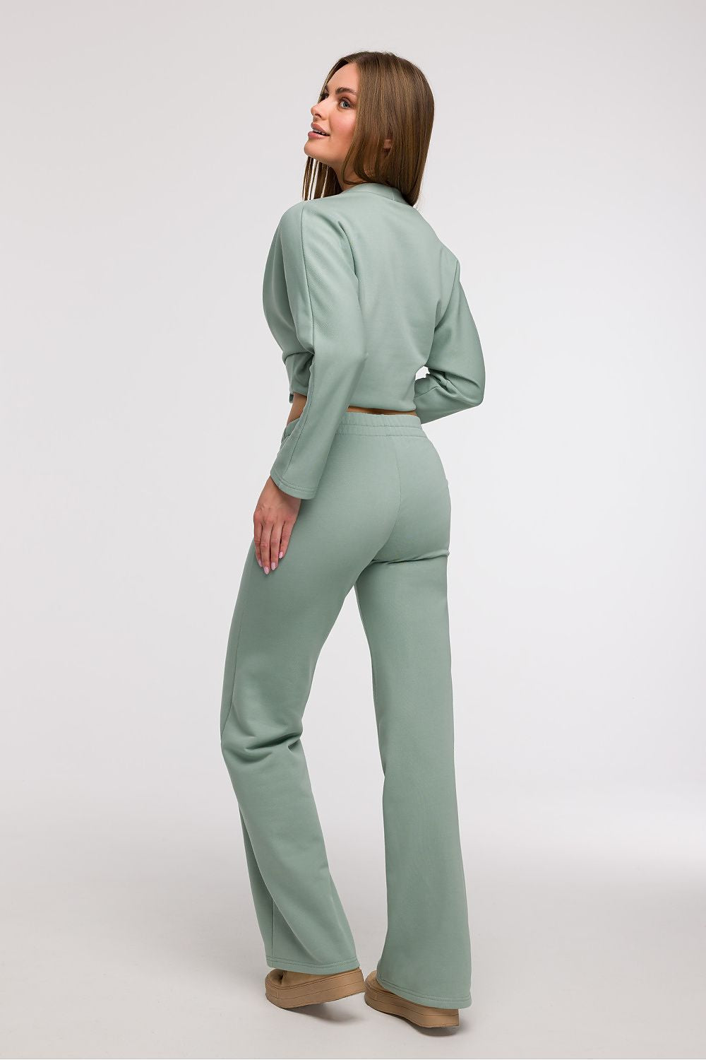  Spodnie Dresowe Model B296 Mint - BeWear 