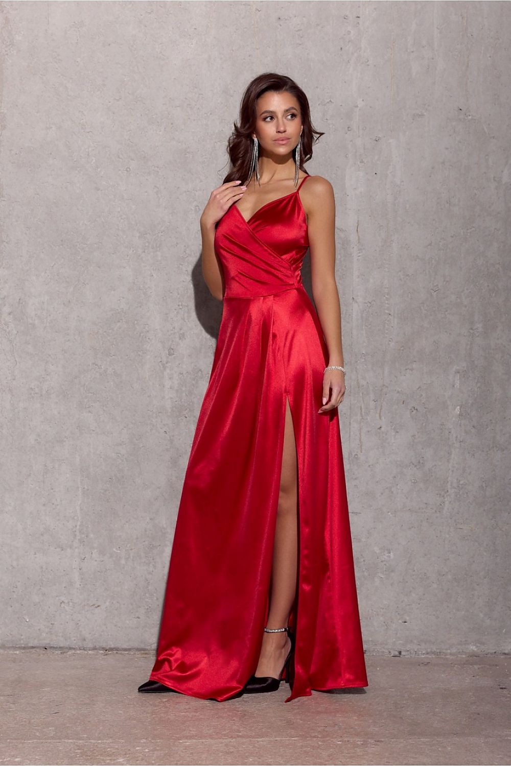  Sukienka Model Salma CZE SUK0462 Red - Roco Fashion 