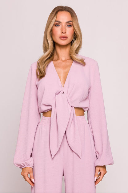   Bluzka Model MOE861 Dirty Pink - Moe 