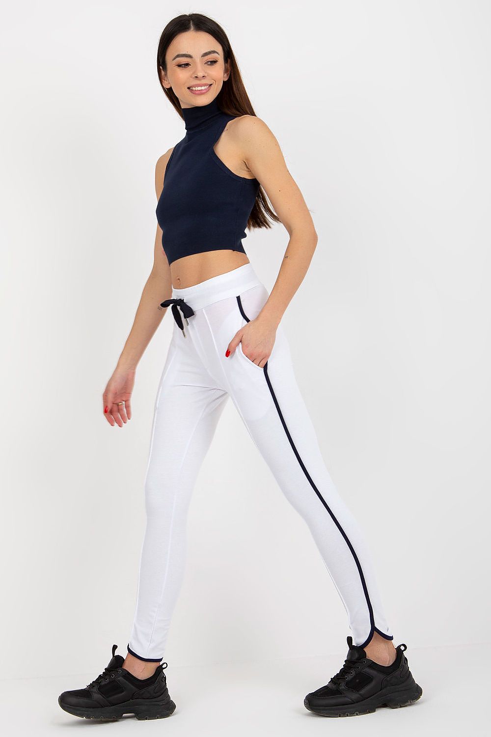  Spodnie Dresowe Model LO-DR-LK-239.43P White - Rue Paris 