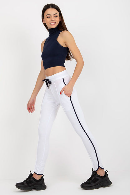  Spodnie Dresowe Model LO-DR-LK-239.43P White - Rue Paris 