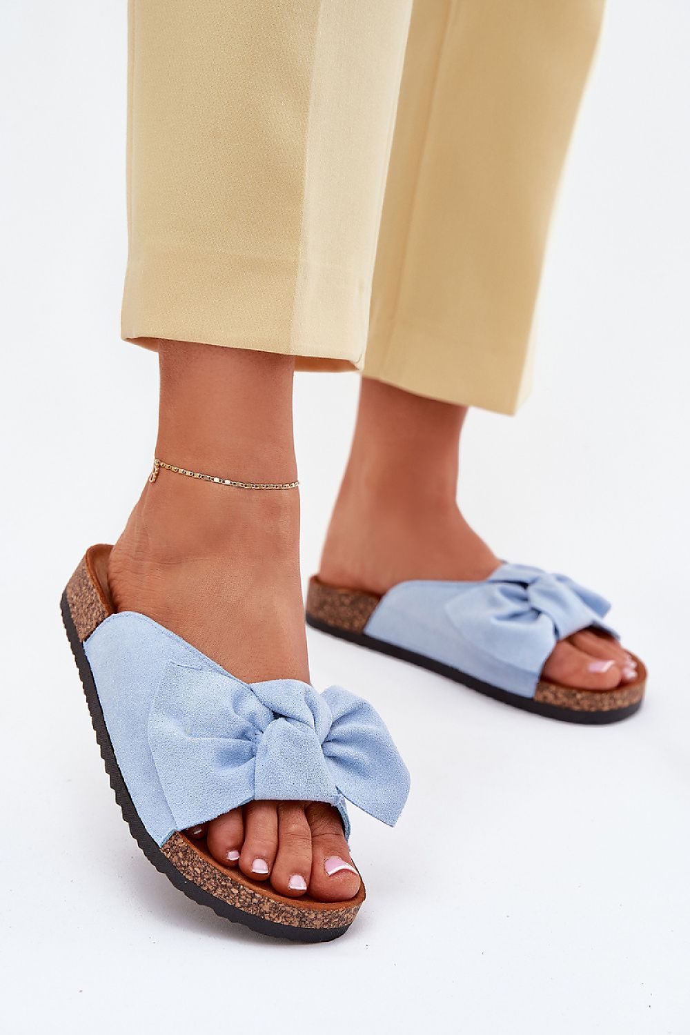  Sandał Klapki Model Seressa WD293 Blue - Step in style 