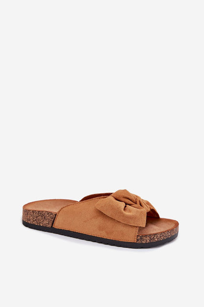  Sandał Klapki Model Seressa WD293 Camel - Step in style 