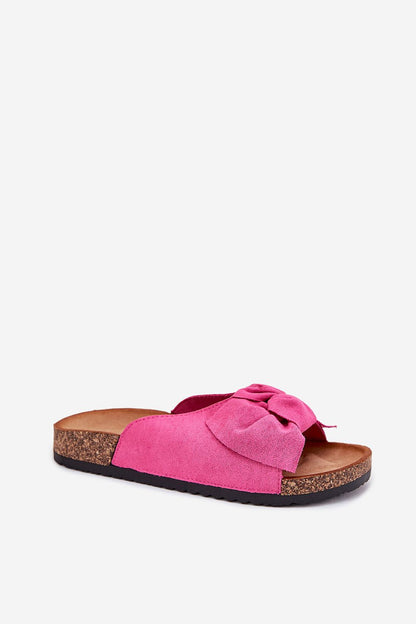  Sandał Klapki Model Seressa WD293 Fuksja - Step in style 