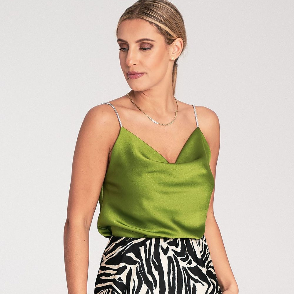  Koszulka Top Model M1099 Green - Figl 