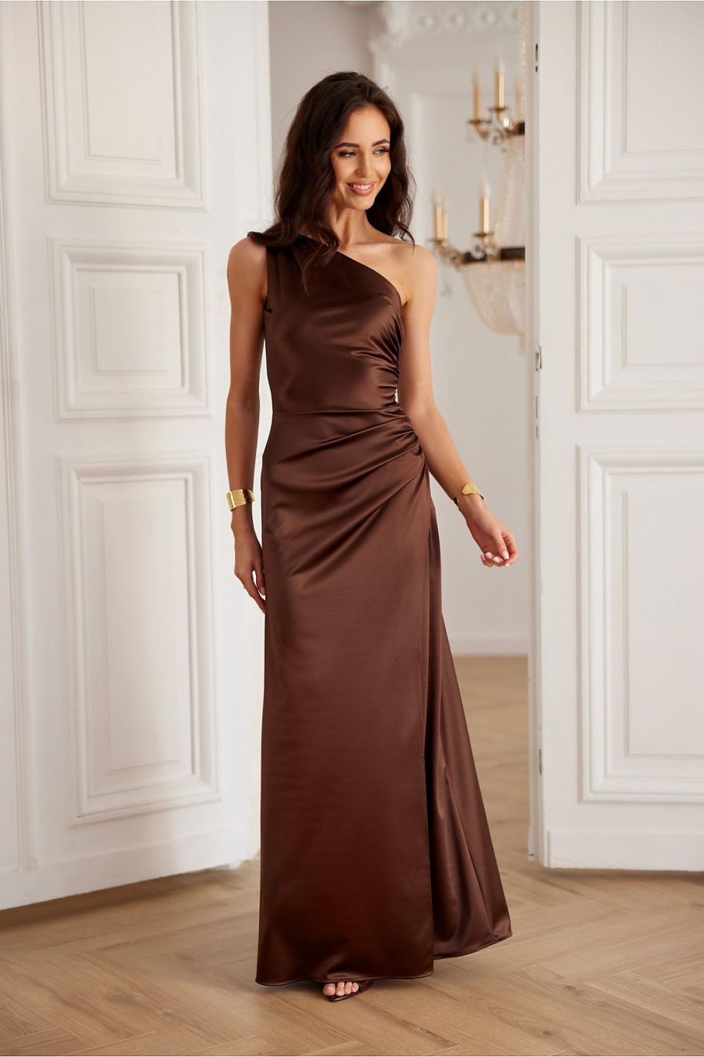  Sukienka Model Inez BRA SUK0461 Brown - Roco Fashion 