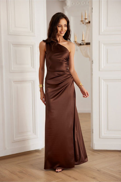  Sukienka Model Inez BRA SUK0461 Brown - Roco Fashion 