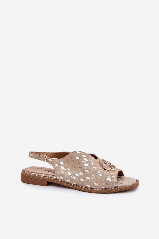  Sandały Model S.Barski KV51-094 Gold - Step in style 