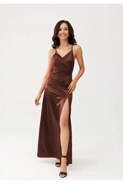  Sukienka Model Alessandra BRA SUK0460 Brown - Roco Fashion 