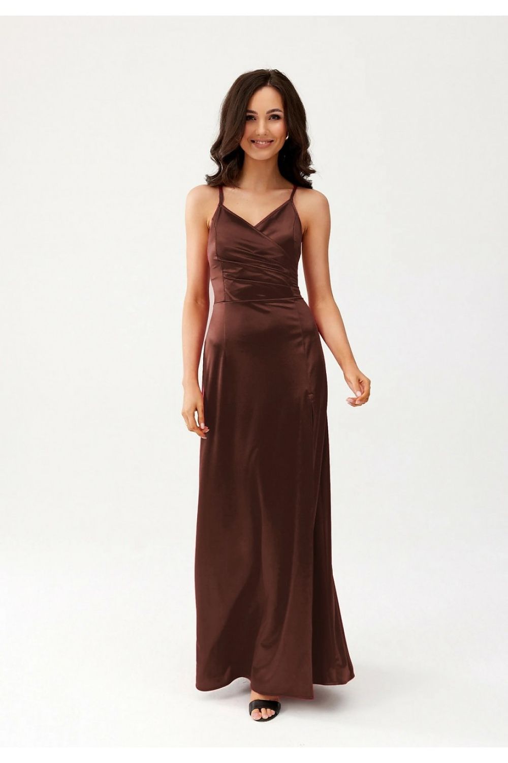  Sukienka Model Alessandra BRA SUK0460 Brown - Roco Fashion 