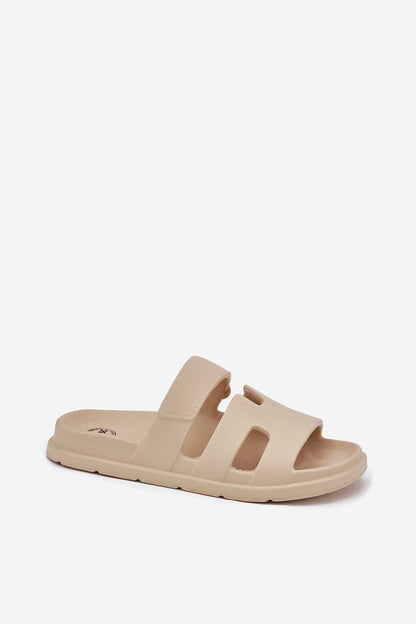  Sandał Klapki Model Dimelle 25SD97-8522 Beige - Step in style 