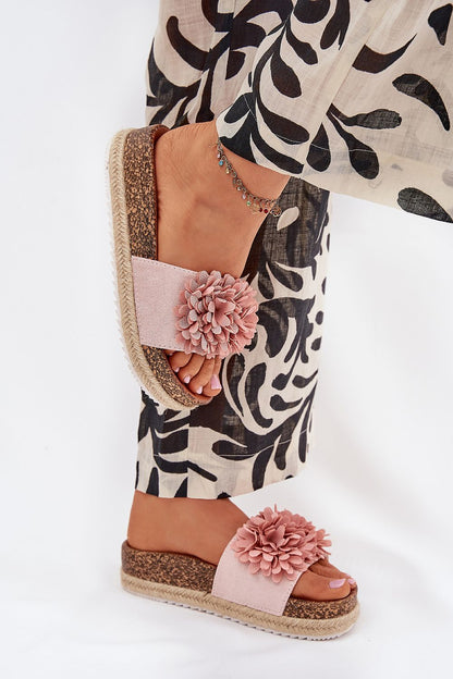  Sandał Klapki Model Tessara WD292 Pink - Step in style 