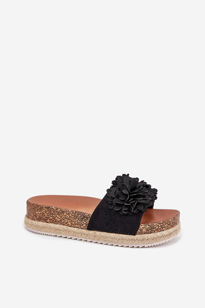  Sandał Klapki Model Tessara WD292 Black - Step in style 