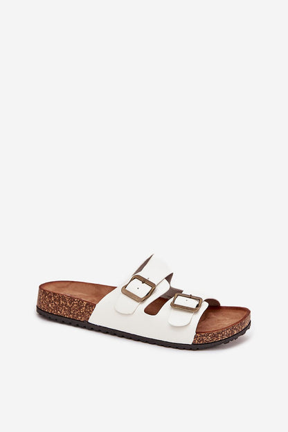  Sandał Klapki Model Vesina WD302 White - Step in style 