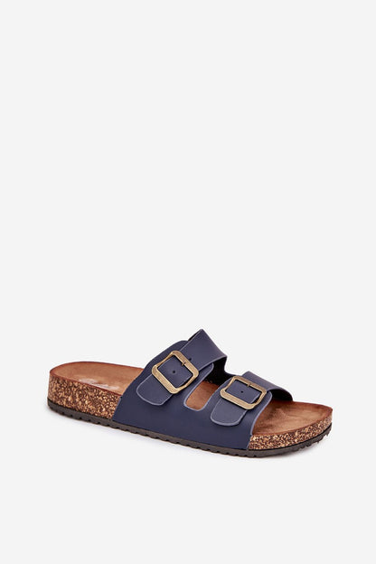  Sandał Klapki Model Vesina WD302 Navy - Step in style 