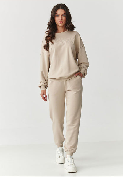  Spodnie Komplet Model M889 Light Beige - Makadamia 