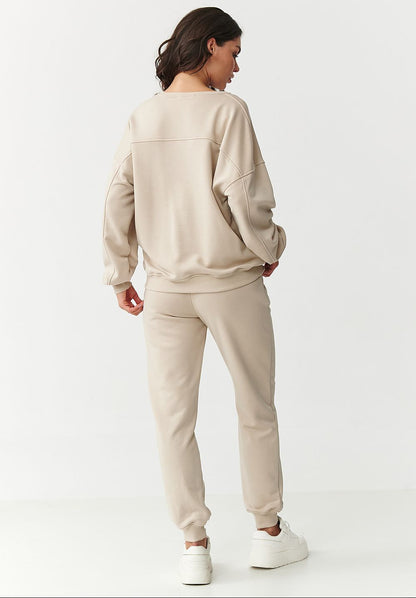  Spodnie Komplet Model M889 Light Beige - Makadamia 