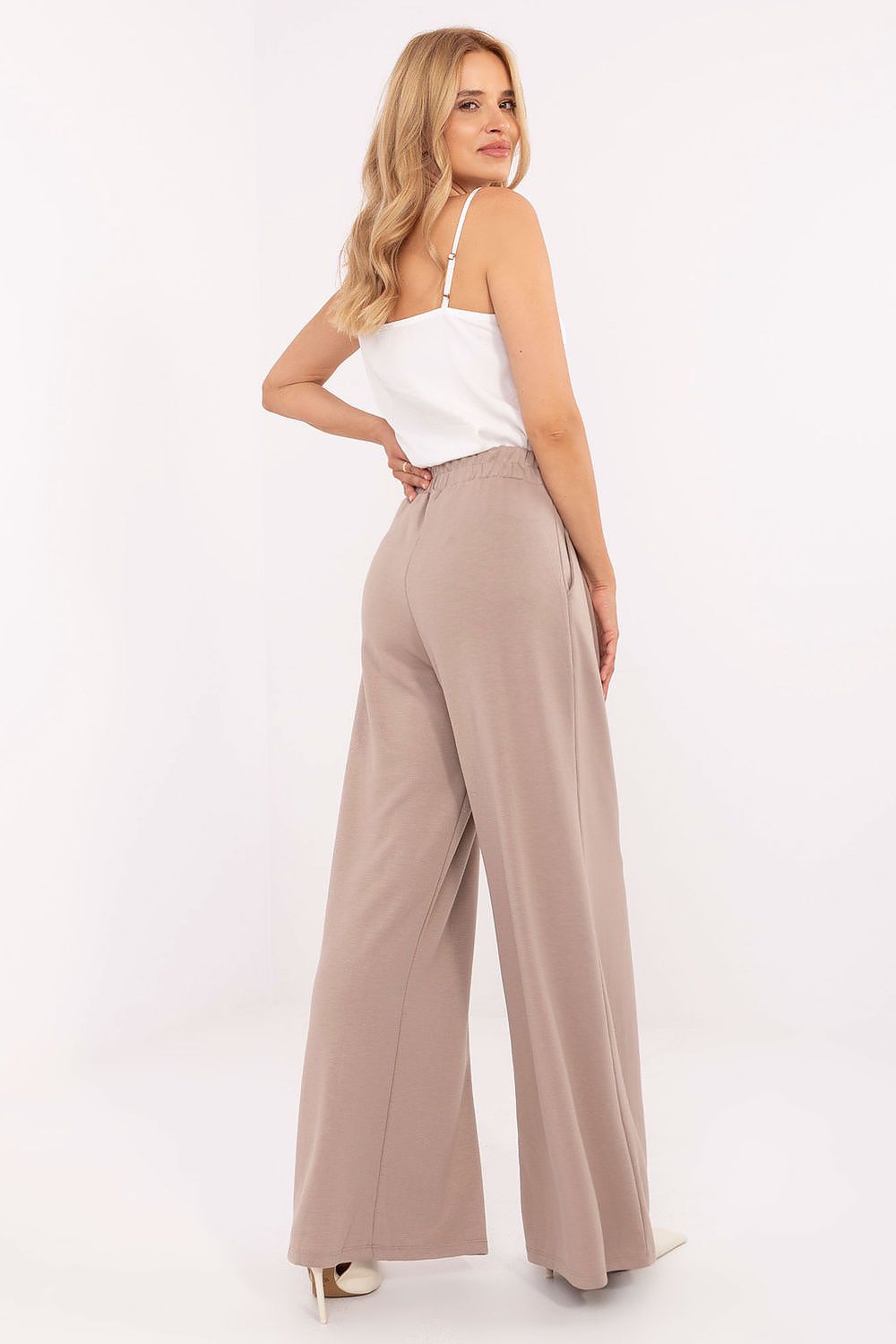  Spodnie Dresowe Model RV-DR-A613.69 Dark Beige - Relevance 