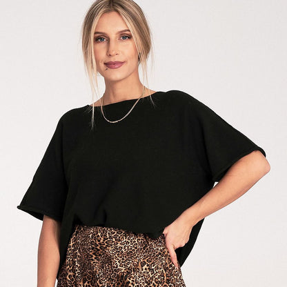   Sweter Damski Model M1102 Black - Figl 