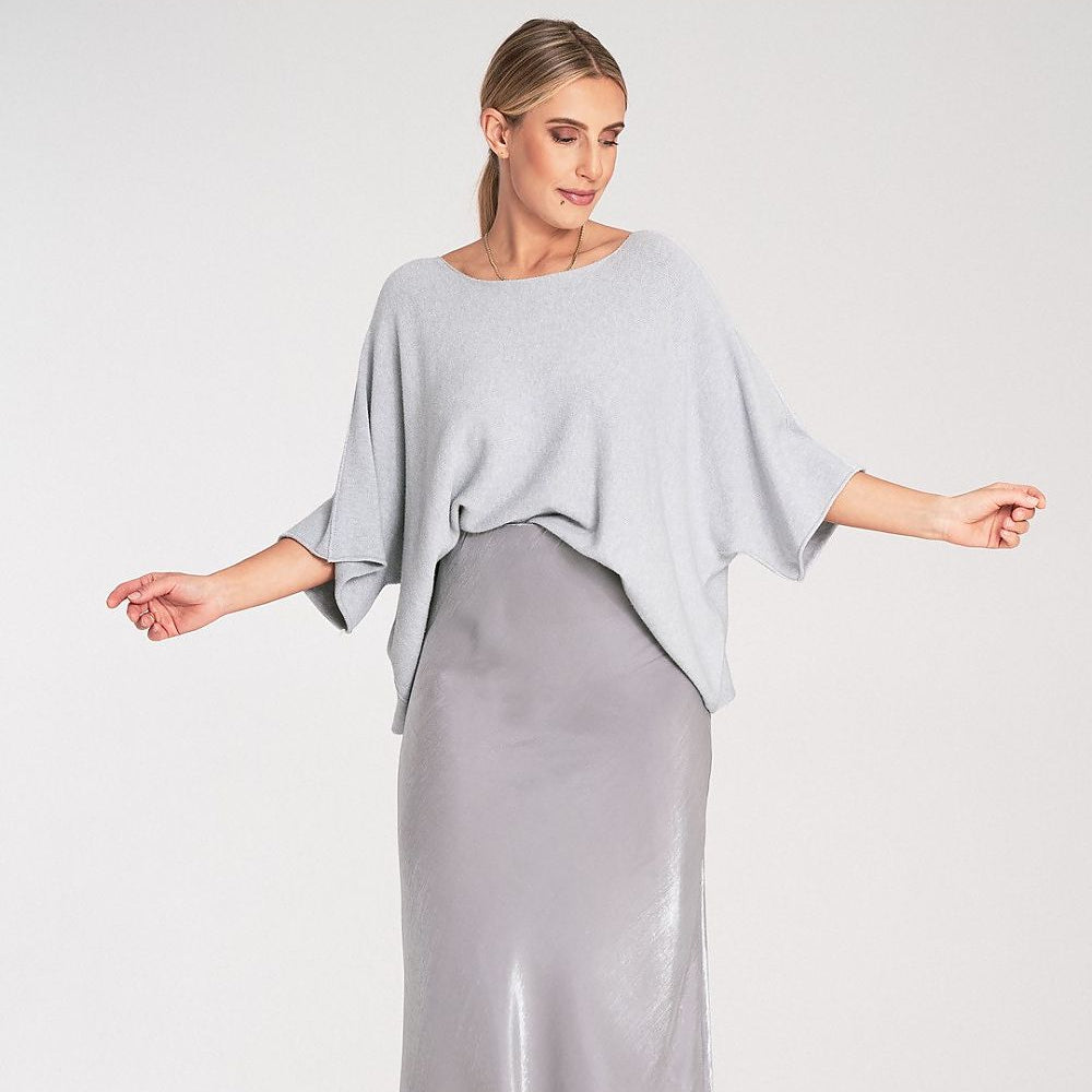   Sweter Damski Model M1102 Grey - Figl 