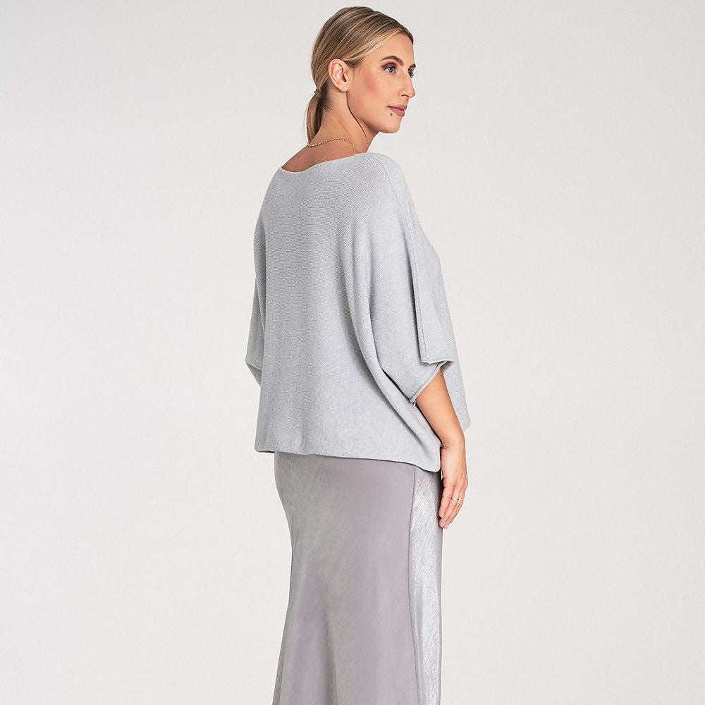   Sweter Damski Model M1102 Grey - Figl 