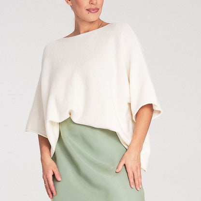   Sweter Damski Model M1102 Ecru - Figl 