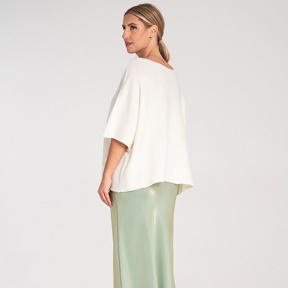  Sweter Damski Model M1102 Ecru - Figl 