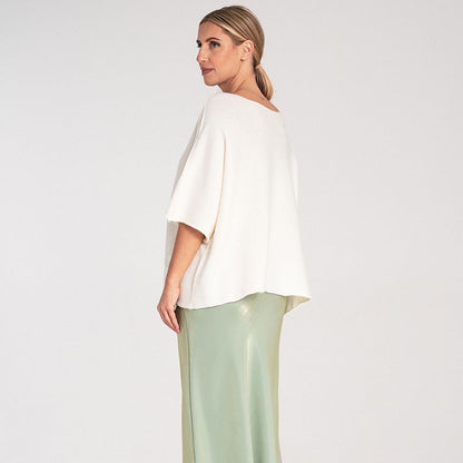   Sweter Damski Model M1102 Ecru - Figl 