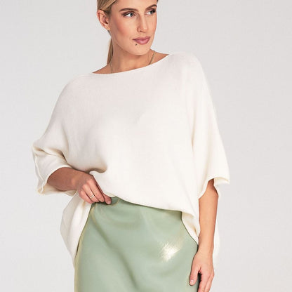   Sweter Damski Model M1102 Ecru - Figl 