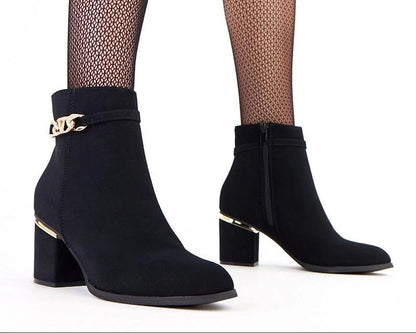   Botki Model Klares E8622 Black - Solea 