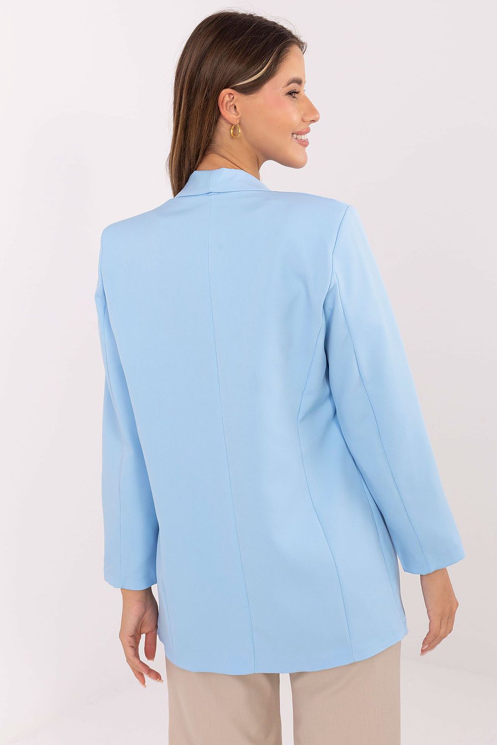   Marynarka Model DHJ-MA-18657-1.86 Light Blue - Italy Moda 