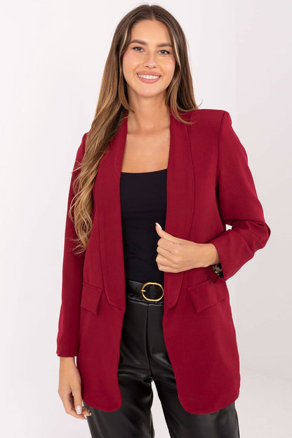   Marynarka Model DHJ-MA-18657-1.86 Bordo - Italy Moda 