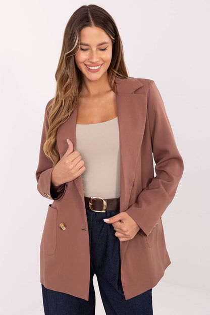   Marynarka Model LK-MA-509956.04 Light Brown - Lakerta 