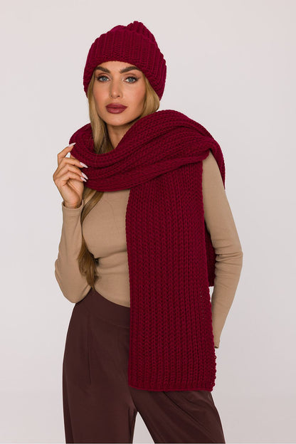   Szal Model MOE896 Bordo - Moe 
