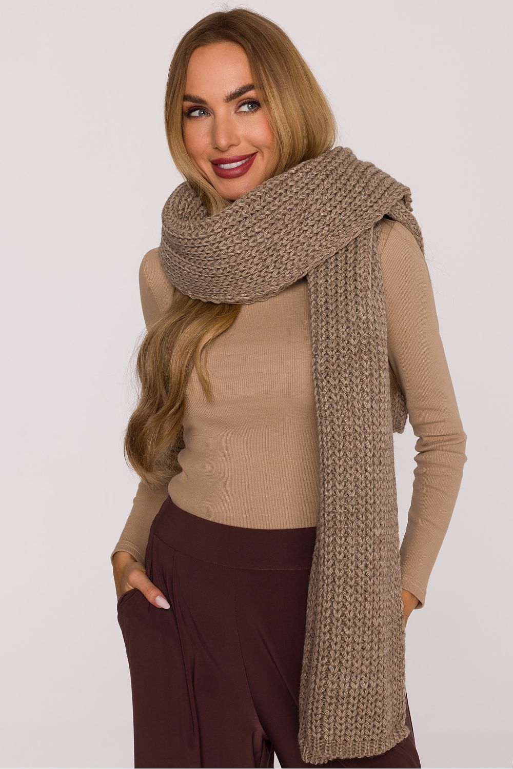   Szal Model MOE896 Beige - Moe 