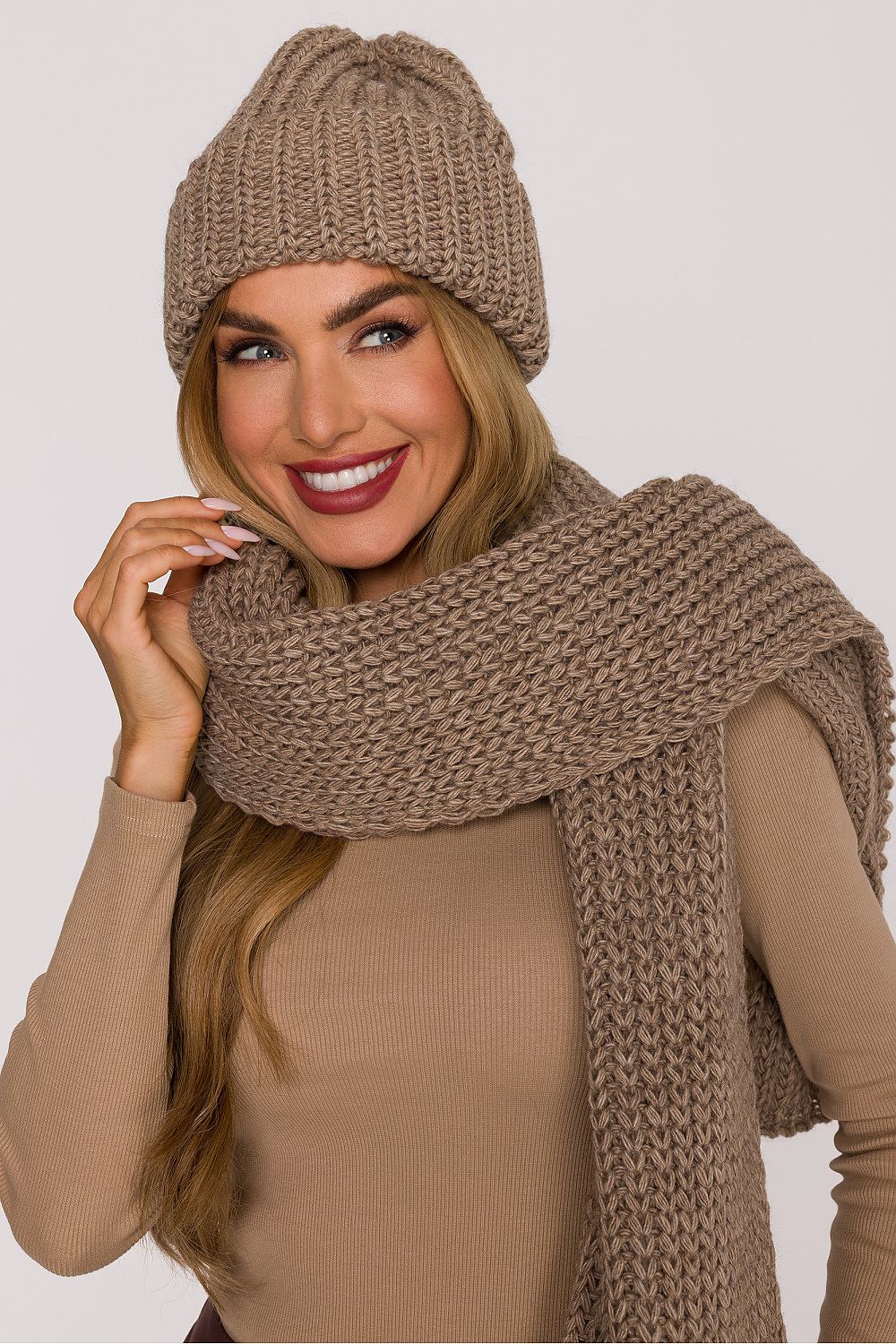   Szal Model MOE896 Beige - Moe 