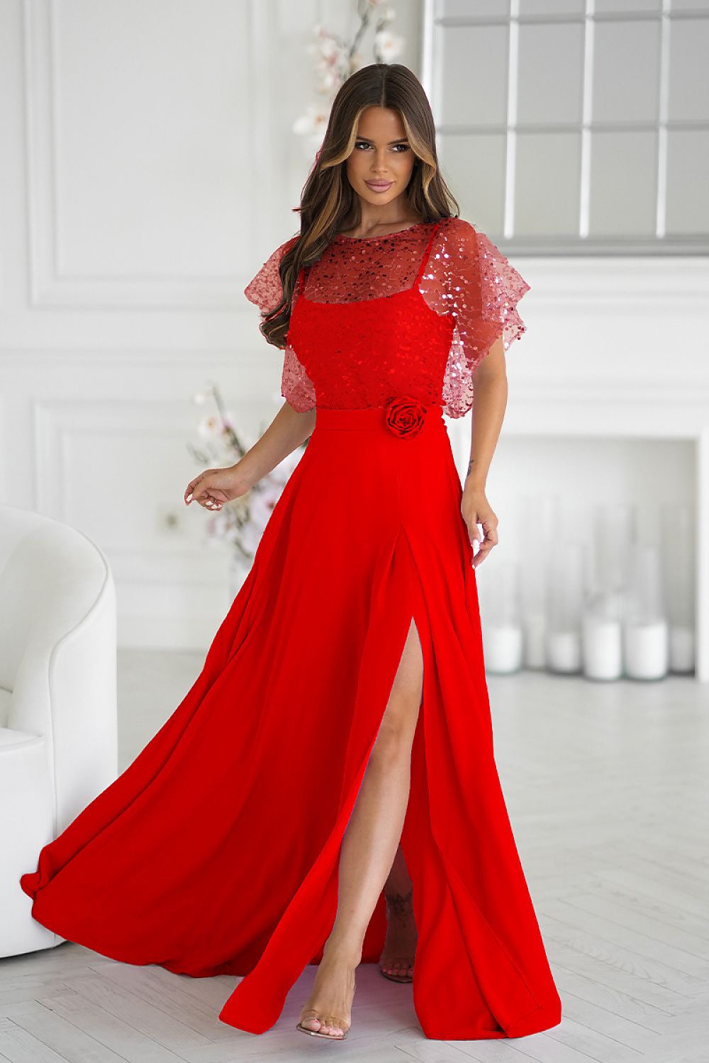  Sukienka Model 333-02 Red - Bicotone 