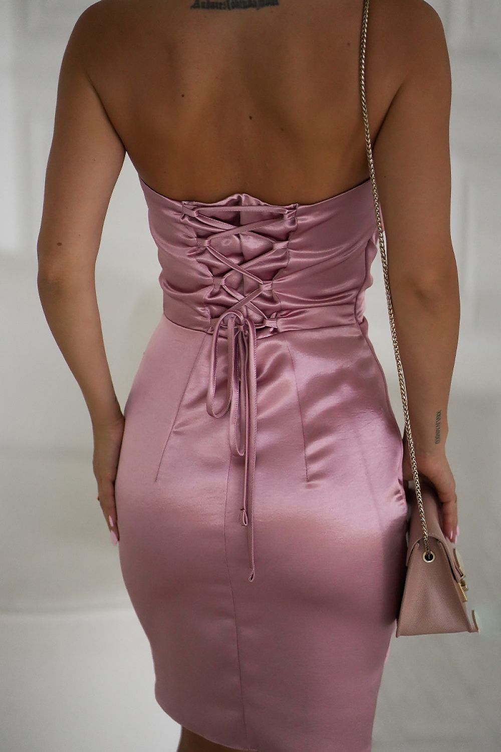  Sukienka Model 337-20 Dirty Pink - Bicotone 