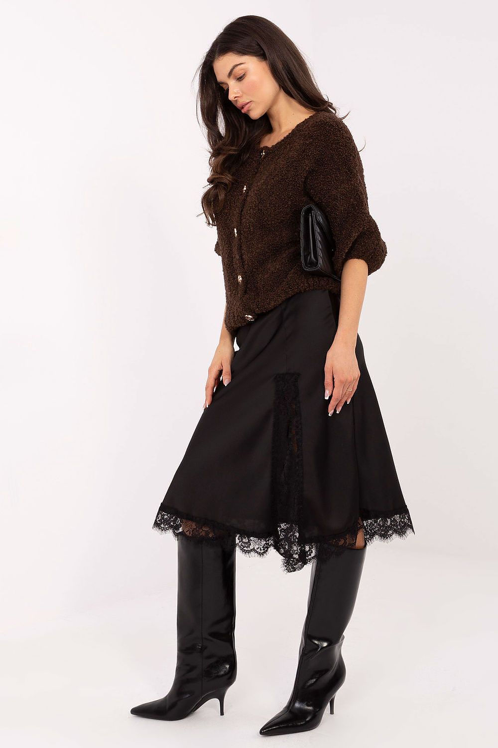  Spódnica Model MI-SD-3275.57 Black - Rue Paris 
