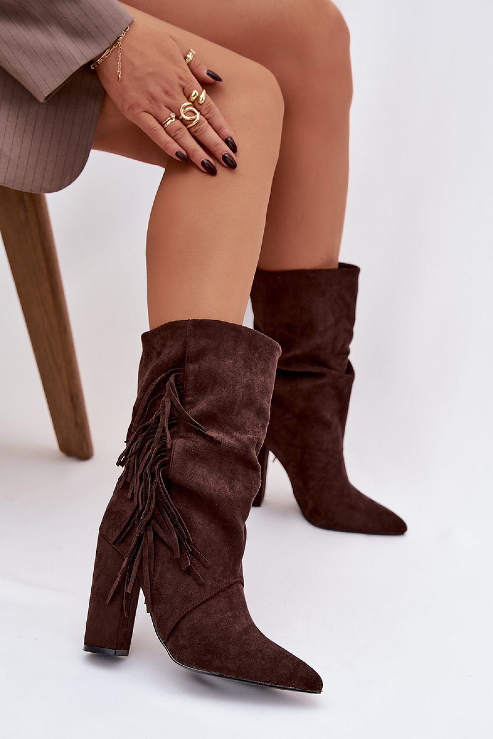   Botki Model Darlina CLS-599 Czekolada - Step in style 