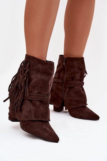   Botki Model Evelisse 2517A Czekolada - Step in style 