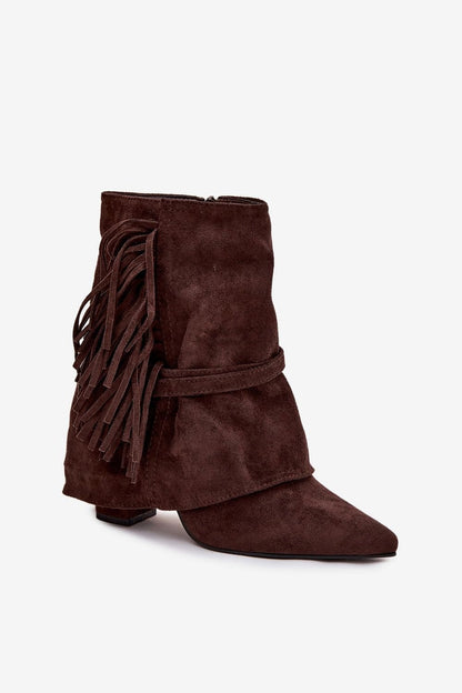   Botki Model Evelisse 2517A Czekolada - Step in style 
