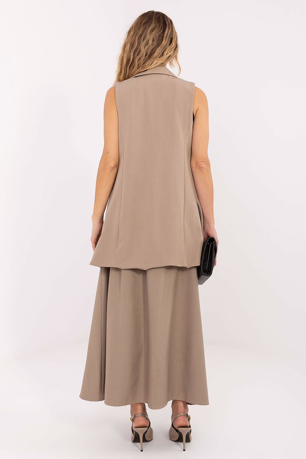   Kamizelka Model IT-KZ-FL5069.84 Beige - Rue Paris 