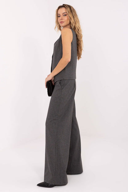  Spodnie Damskie Model IT-SP-FL8251.12 Dark Grey - Rue Paris 